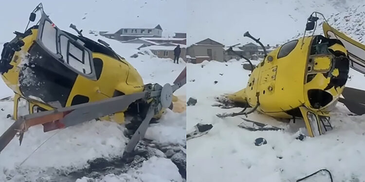 हेलिकप्टर दुर्घटनामा परेका पाइलट सकुशल, लुक्ला पुर्याइयो