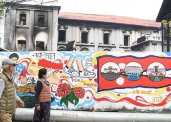 जेनजी आन्दोलनपछि काठमाडौँका भित्ताहरूमा परिवर्तनका चित्र, आक्रोश र आशाको संगम