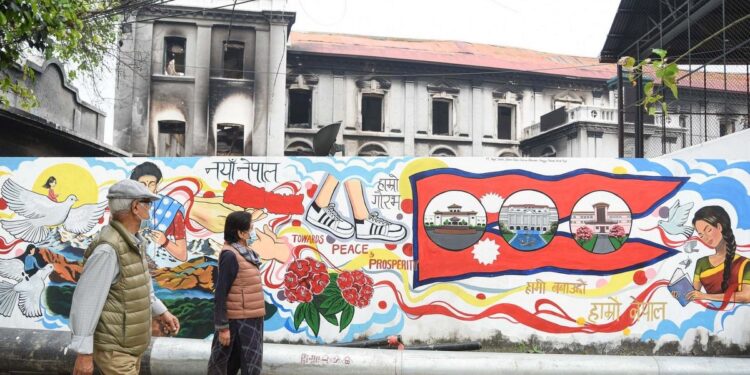 जेनजी आन्दोलनपछि काठमाडौँका भित्ताहरूमा परिवर्तनका चित्र, आक्रोश र आशाको संगम