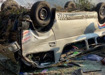  धनकुटामा शुक्रबार बिहान भएको दुःखद यातायात दुर्घटना