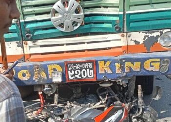 भुटाहा पुलमा ट्रक–मोटरसाइकल ठोक्किँदा एक महिलाको मृत्यु