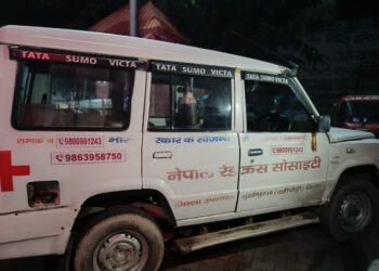 मोरङमा गाँजा ओसारपोसारमा संलग्न एम्बुलेन्ससहित दुई पक्राउ