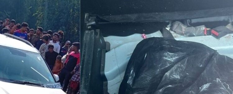  बेवारिसे भारतीय कारबाट २० किलो गाँजा बरामद, संलग्न व्यक्तिहरू फरार