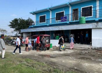  जलेको प्रहरी भवनपछि रंगशालाबाट सेवा सुरु