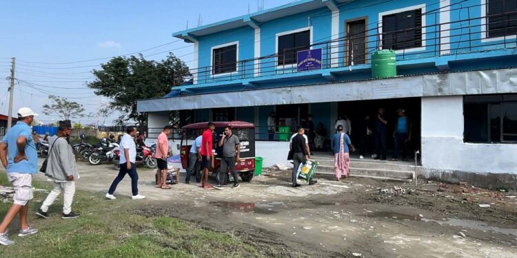  जलेको प्रहरी भवनपछि रंगशालाबाट सेवा सुरु