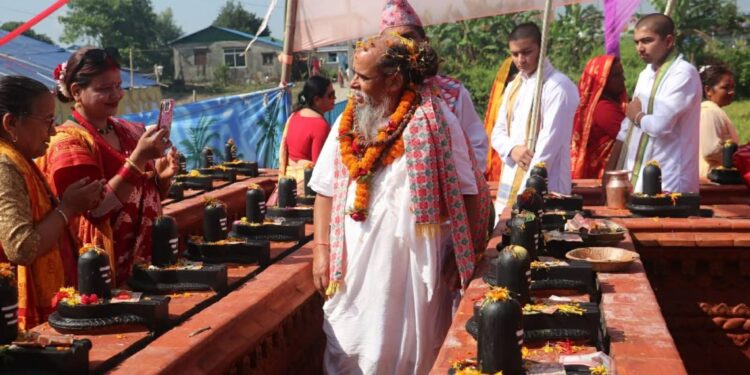  पहिलोपटक बाला चतुर्दशी  १०८ शिवलिङ्ग परिसरमा शतबिज छर्न तयारी 