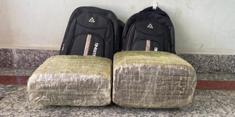 सुनसरीमा १८.५८ किलो गाँजासहित युवक पक्राउ