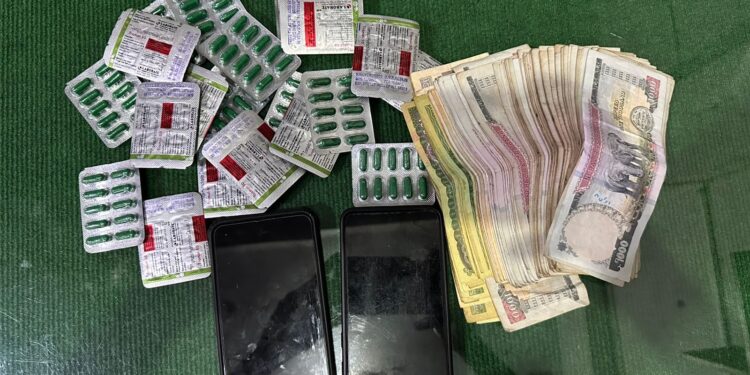 धरानमा लागूऔषधसहित तीन युवक पक्राउ