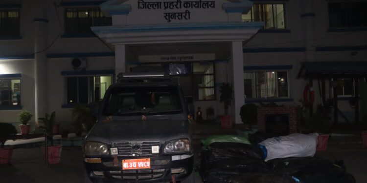 इनरुवामा स्कारपियो छाडेर फरार, प्रहरीद्वारा ४६० केजी गाँजा बरामद