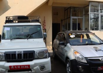 इटहरीमा नक्कली नम्बर प्लेट प्रयोग गरिएका दुई सवारी साधन प्रहरी नियन्त्रणमा